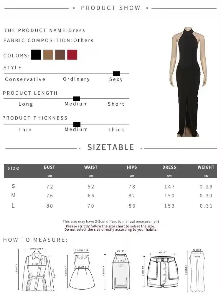 Elegant Brown Evening Dress – High Slit Bodycon Party Gown for Women