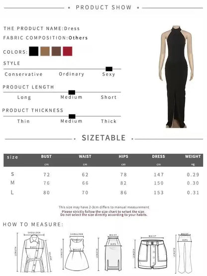 Elegant Brown Evening Dress – High Slit Bodycon Party Gown for Women