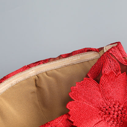 Vacation photography dress, strapless mesh embroidered flowers banquet party runway evening gown