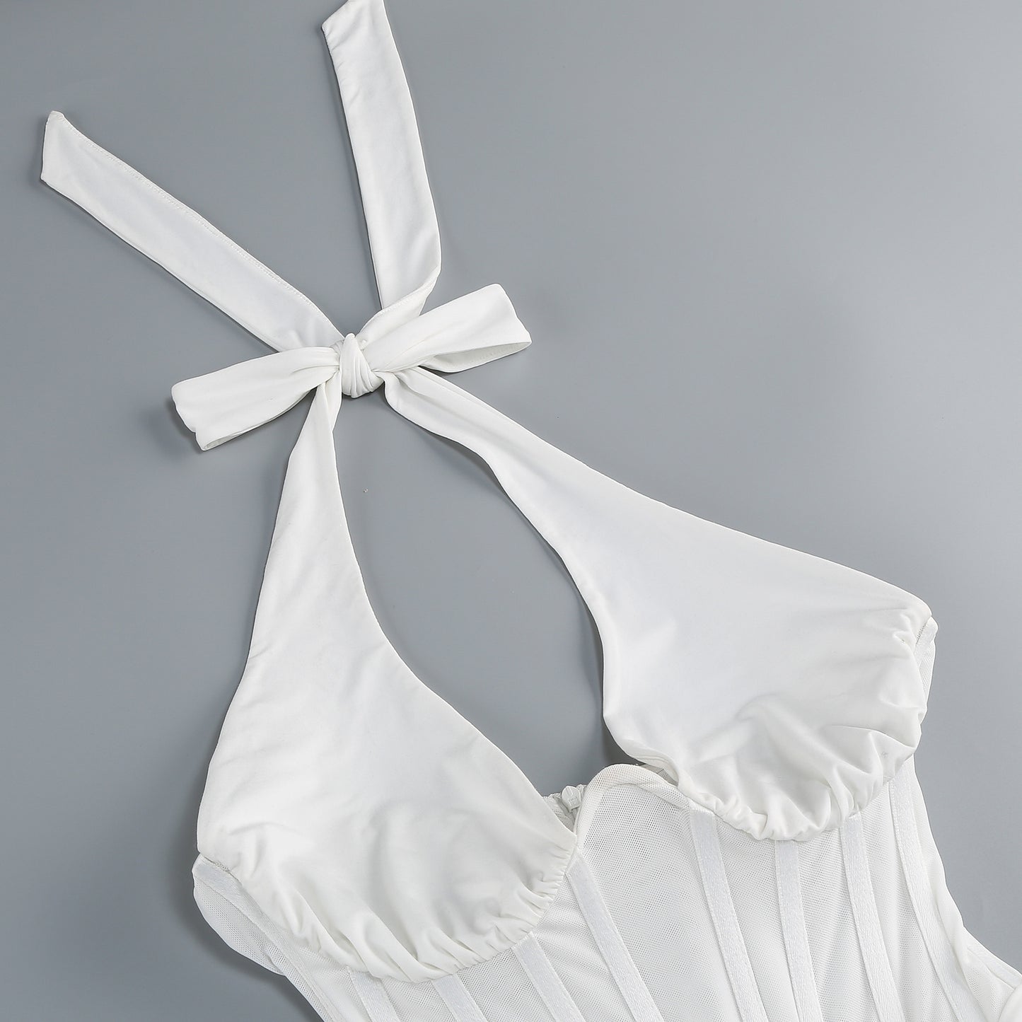 Herringbone halter neck evening gown sexy backless ruched bodycon dress for women