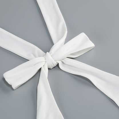 Herringbone halter neck evening gown sexy backless ruched bodycon dress for women